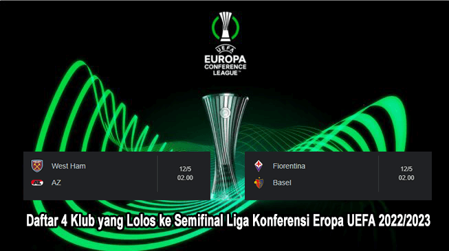 Daftar 4 Klub yang Lolos ke Semifinal Liga Konferensi Eropa UEFA 2022/2023